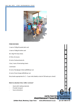 ITEMS WE NEED: 1 ream of 160g A4 pastel pink card 1