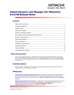 Hitachi Dynamic Link Manager (for VMware&reg;)