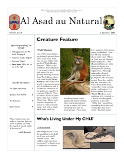 Al-Asad au Natural Volume 1, Issue 4