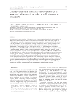 Genetic variation in senescence marker protein