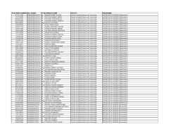 2013 JAB Intake List - The Technical University of Kenya