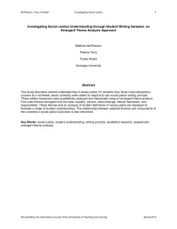 Investigating Social Justice Understanding through
