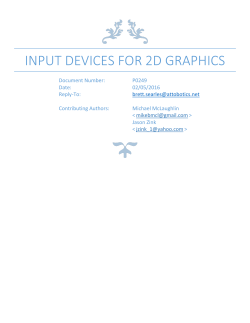 Input Devices for 2d GraPhics - open-std