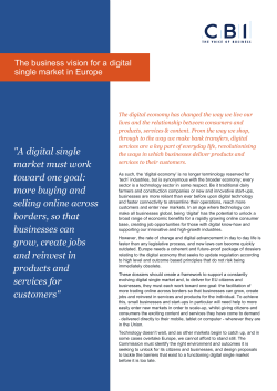 "A digital single market must work toward one goal: more buying and