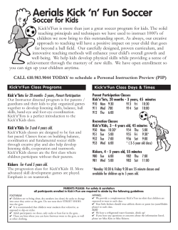 Aerials Kick `n` Fun Soccer