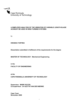 MTech dissertationTARTIBU