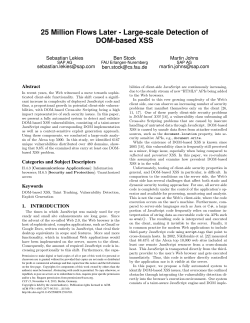 25 Million Flows Later - Large-scale Detection of - ben