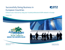 Successfully Doing Business in European Countries