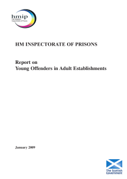 HM Inspectorate of Prisons: Report on Young Offenders in Adult