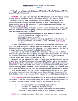 Sarah - ZION LUTHERAN CHURCH