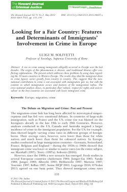 Looking for a Fair Country: Features and