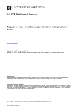 Image acts and visual communities - UvA-DARE