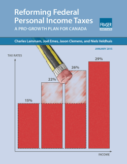 Reforming Federal Personal Income Taxes: A Pro