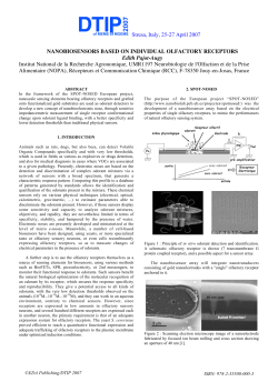 NANOBIOSENSORS BASED ON INDIVIDUAL OLFACTORY