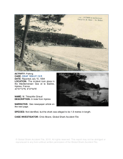 Fishing CASE: GSAF 1894.07.15.R DATE: Reported July 15, 1894