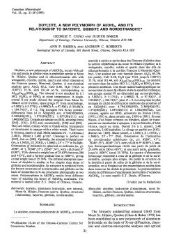 doyleite, a new polymorph of ai(oh)3, and its relationship to
