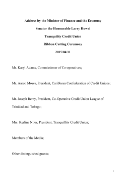 Tranquility Credit Union Ribbon Cutting Ceremony