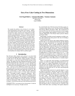 Envy-Free Cake-Cutting in Two Dimensions