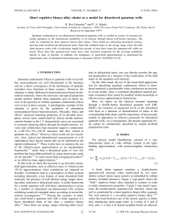Short repulsive binary-alloy chains as a model for disordered