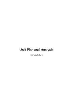Unit Plan