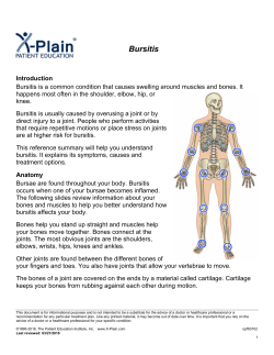 Bursitis - Patient Education Institute