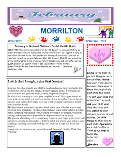 February2013NewsletterMorr
