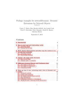 networkDynamic package vignette