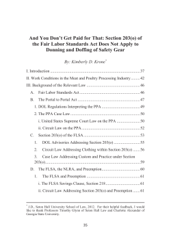 Section 203(o) - eRepository @ Seton Hall