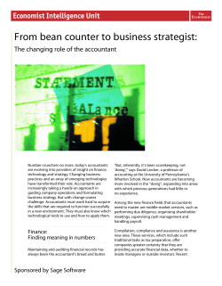 From bean counter to business strategist