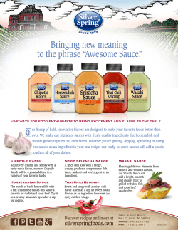 Bringing new meaning to the phrase &ldquo;Awesome Sauce&rdquo;.