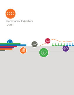 Orange County Community Indicators, 2016