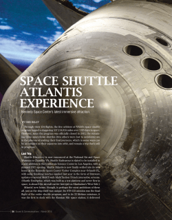 SPACE SHUTTLE ATLANTIS EXPERIENCE