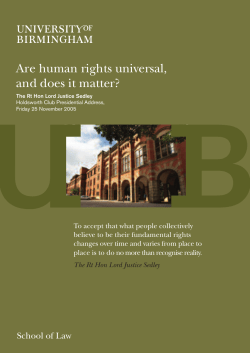 Rt Hon Lord Justice Sedley