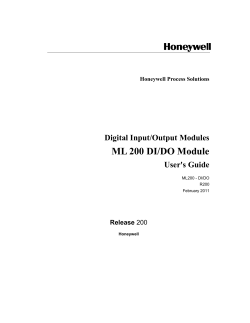 ML 200 DI/DO Module - Honeywell Process Solutions