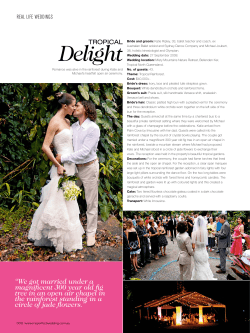 My Perfect Wedding - Misty Mountains Rainforest Retreat