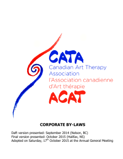 CATA- ACAT - Organizational By-Laws
