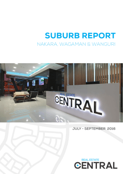 SUBURB REPORT - Real Estate Central