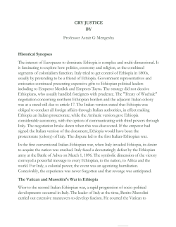 Dr Astair Paper - Global Alliance for Ethiopia