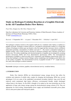 Study on Hydrogen Evolution Reaction at a Graphite Electrode in