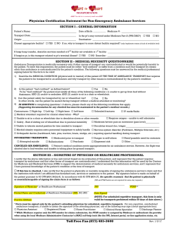 (PCS) Form - Hart to Heart Transportation