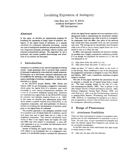 Localizing Expression of Ambiguity