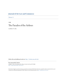 The Paradox of the Airlines