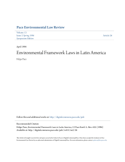Environmental Framework Laws in Latin America