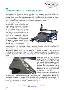 High Pressure Tire Cutting