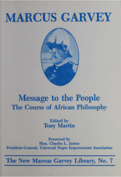 The Course of African Philosophy. Marcus Garvey