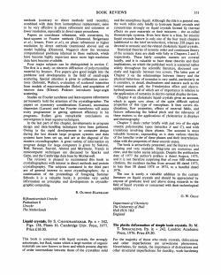 The plastic deformation of simple ionic crystals. By M.