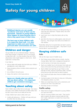 Safety for young children - Parent Easy Guide