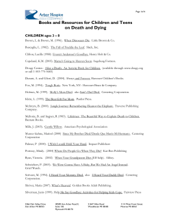 Children`s Suggested Reading