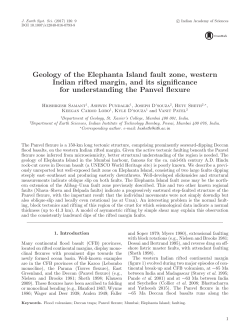Geology of the Elephanta Island fault zone, western Indian rifted