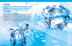 Offering New Clean Diesel Engines with Significantly Enhanced